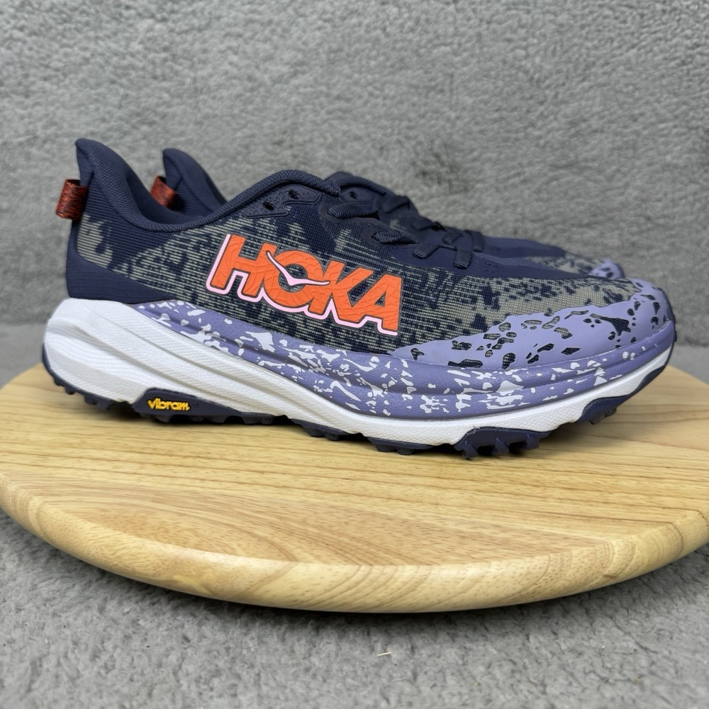 Hoka Speedgoat 6 Womens 9.5 B Nautical Dusk Sea Ice Hiking Trail Running Shoes